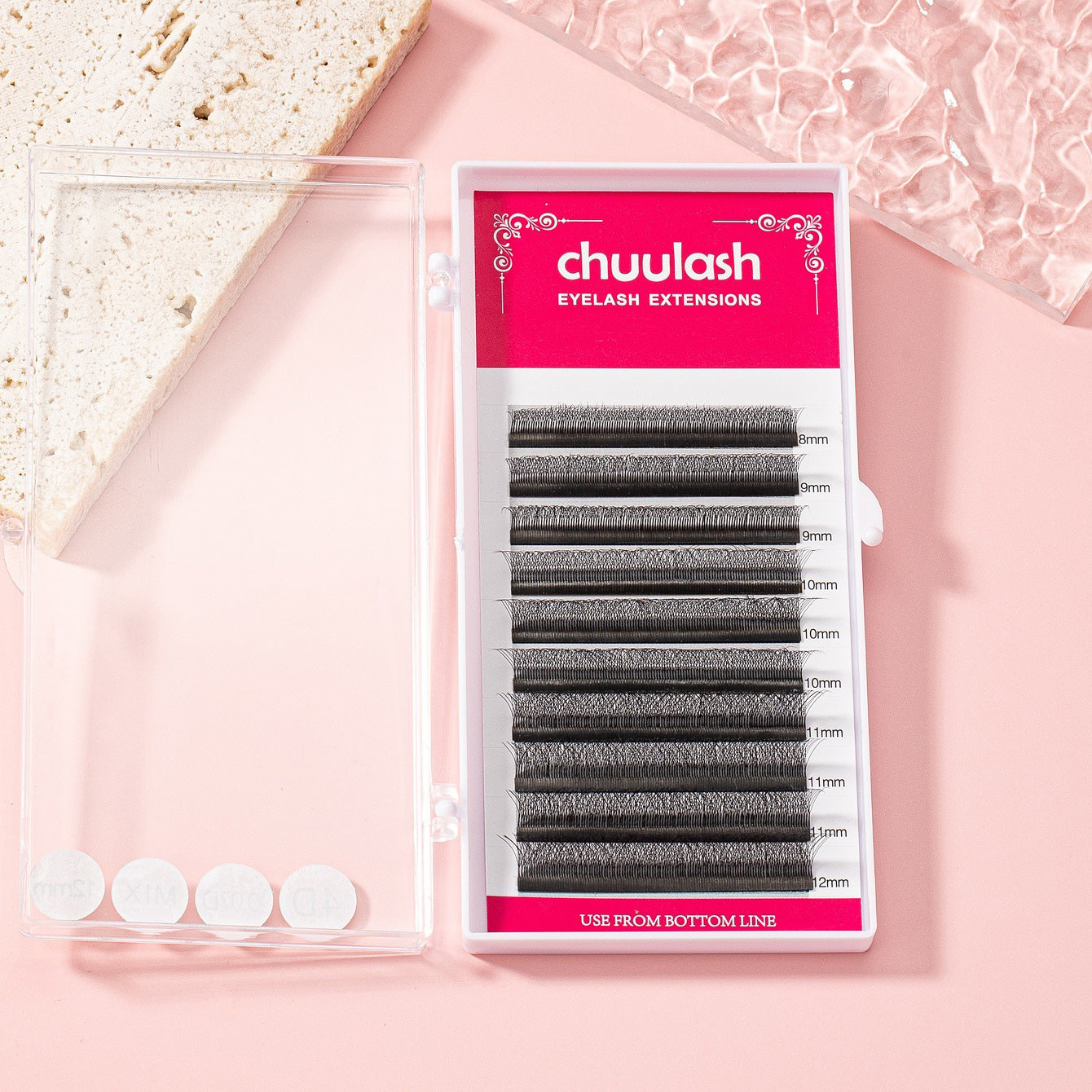 4D Cluster Lashes Mixed 9 15mm False Eyelashes Natural Look