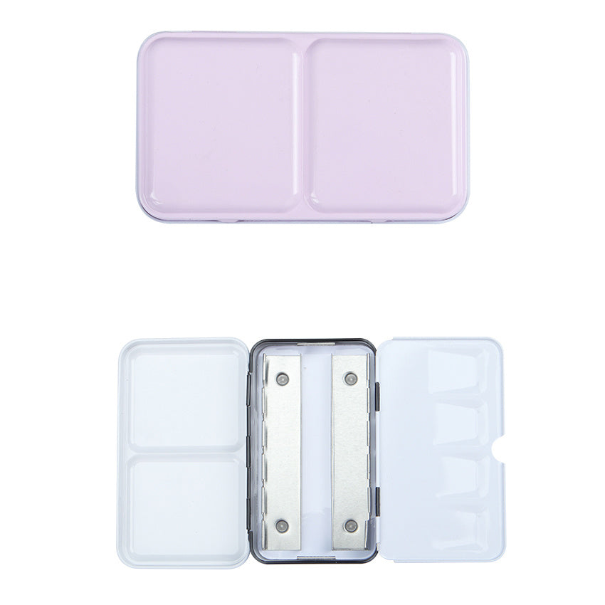 SeamiArt 12 Colors Portable Painting Palette Box for Travel