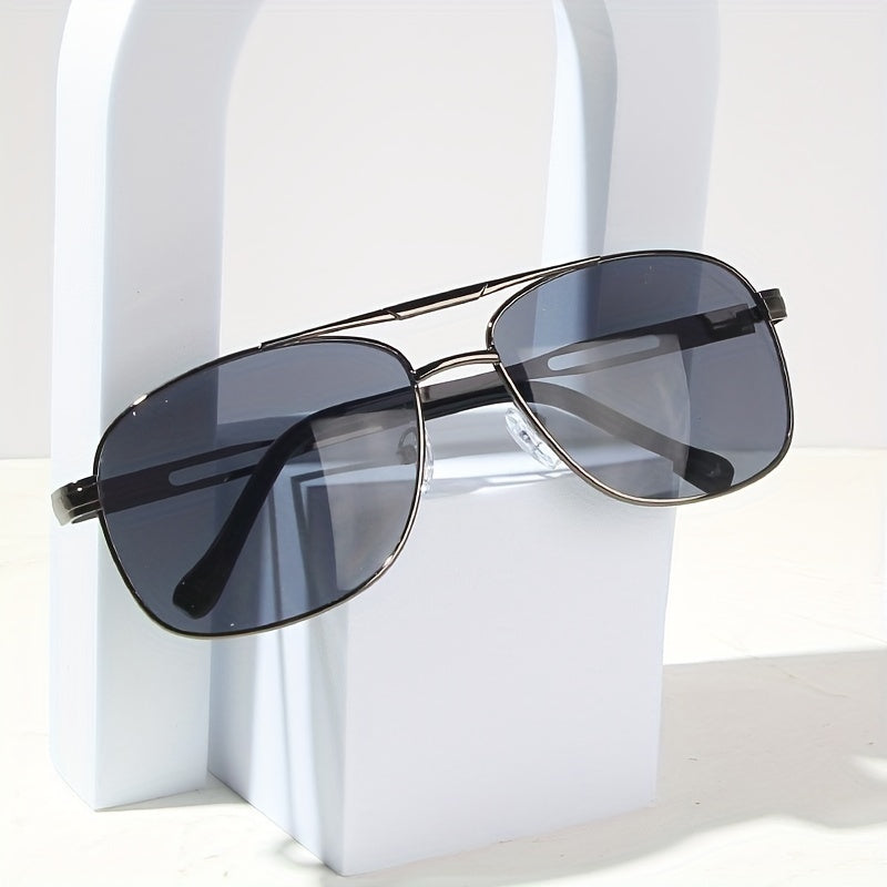 Top Bar Aviator Sunglasses Metal Gradient Glasses UV400