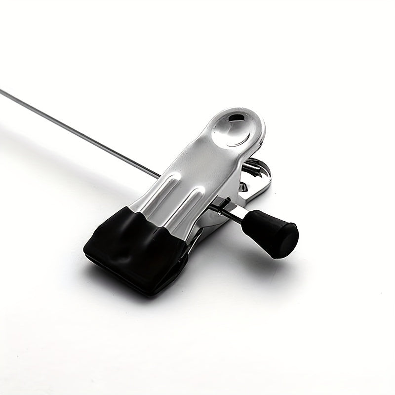 5pcs Metal Pants Clips Stainless Steel Antiskid Portable Scalable