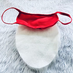 Christmas Beard Mask Holiday Funny Beard Mask Decoration