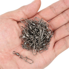 8 Shape Swivel Ring Buckle Set with Storage Box Fishing Tackle Kit