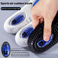 Sports Shock Absorption Insoles High Elastic Deodorant Running Sneaker Insoles