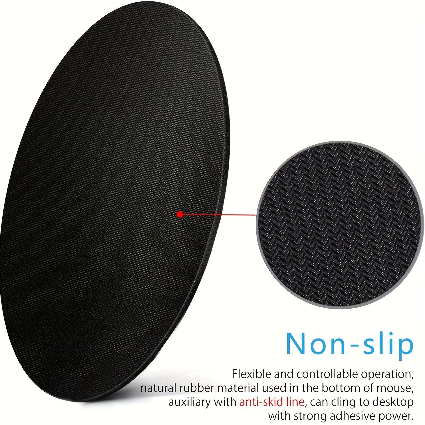 Elephant Mouse Pad Round Non Slip Rubber Mouse Pad Laptop Office Computer Decor