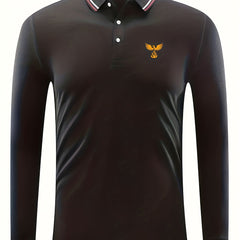 Phoenix Print Men's Lightweight Polo Shirt
