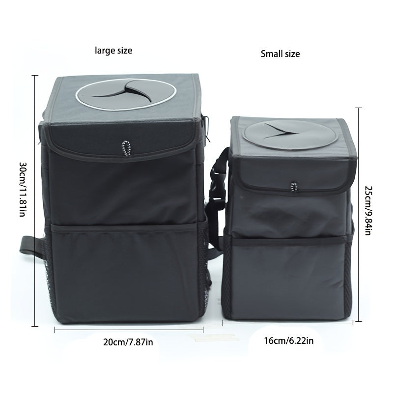 Foldable Waterproof Car Garbage Bin Car Trash Bag Car Interior Supplies
