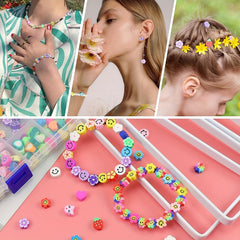 3000pcs Girls DIY Bracelet Beads Children's Gift
