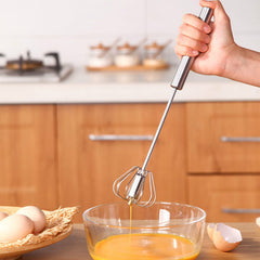 Stainless Steel Handheld Egg Beater Manual Kitchen Tool