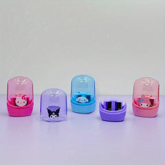 Sanrio Family Series Pencil Sharpener Set 4pcs My Melody Cinnamon Dog KT Pattern