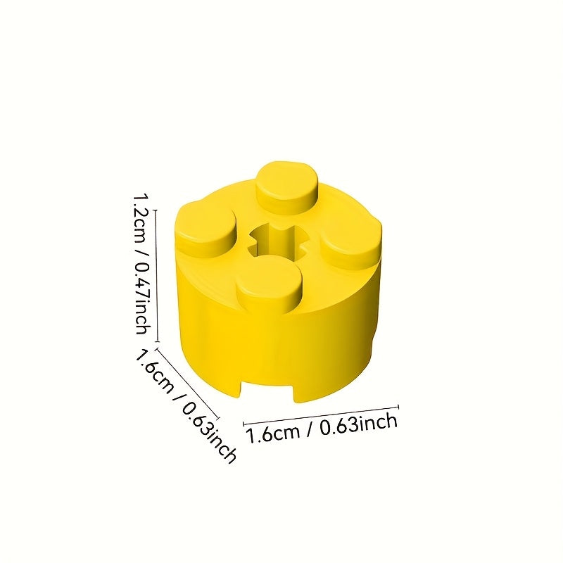 20pcs 2x2 Cross Cylinder Brick Tech Building Blocks DIY Toy Parts