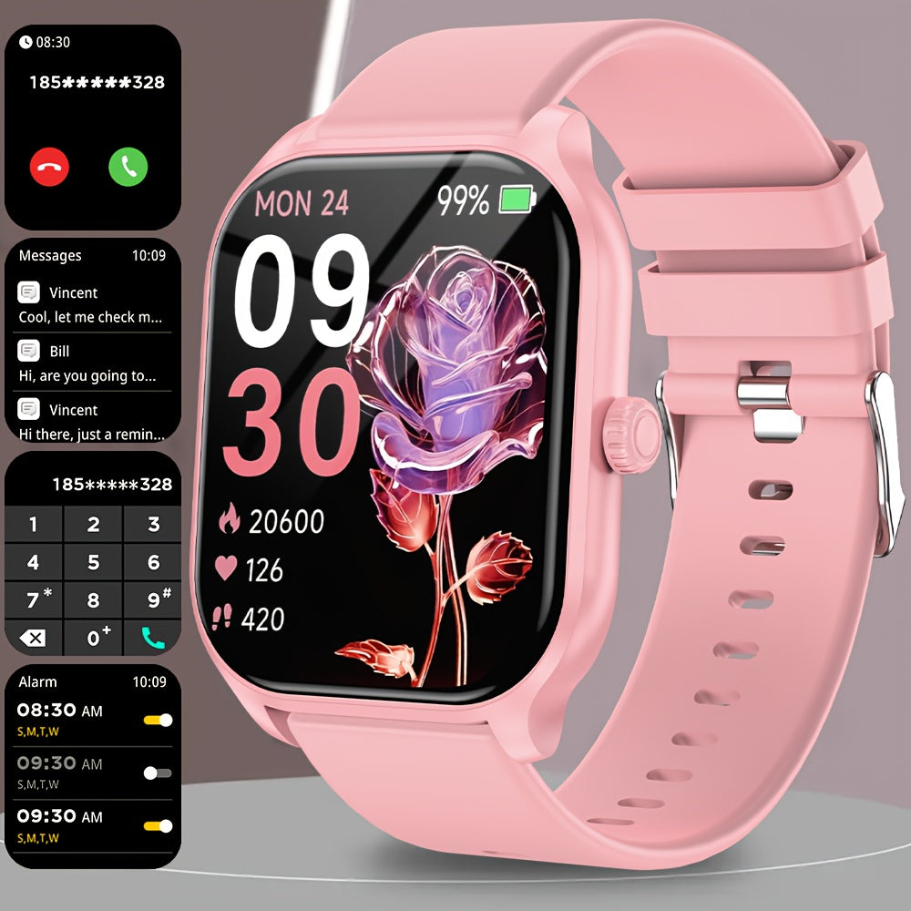 LAXASFIT 5 Smartwatch Fitness Tracker Call & Text Alerts 100 Sports Modes
