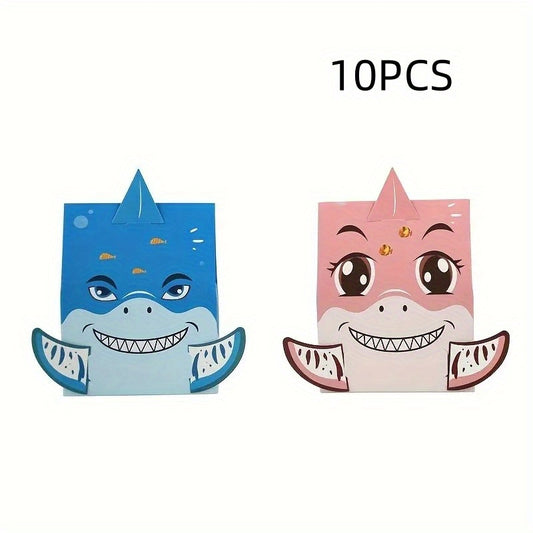 10pcs Shark Boxes for Weddings Parties Birthdays
