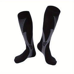 15-30 MmHg Striped Compression Socks for Nurses & Sports