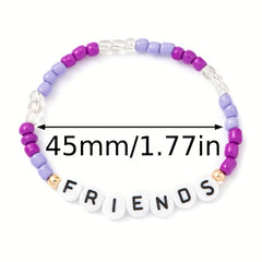 12pcs Encouraging Beaded Bracelets for Girls - Kids Accessories