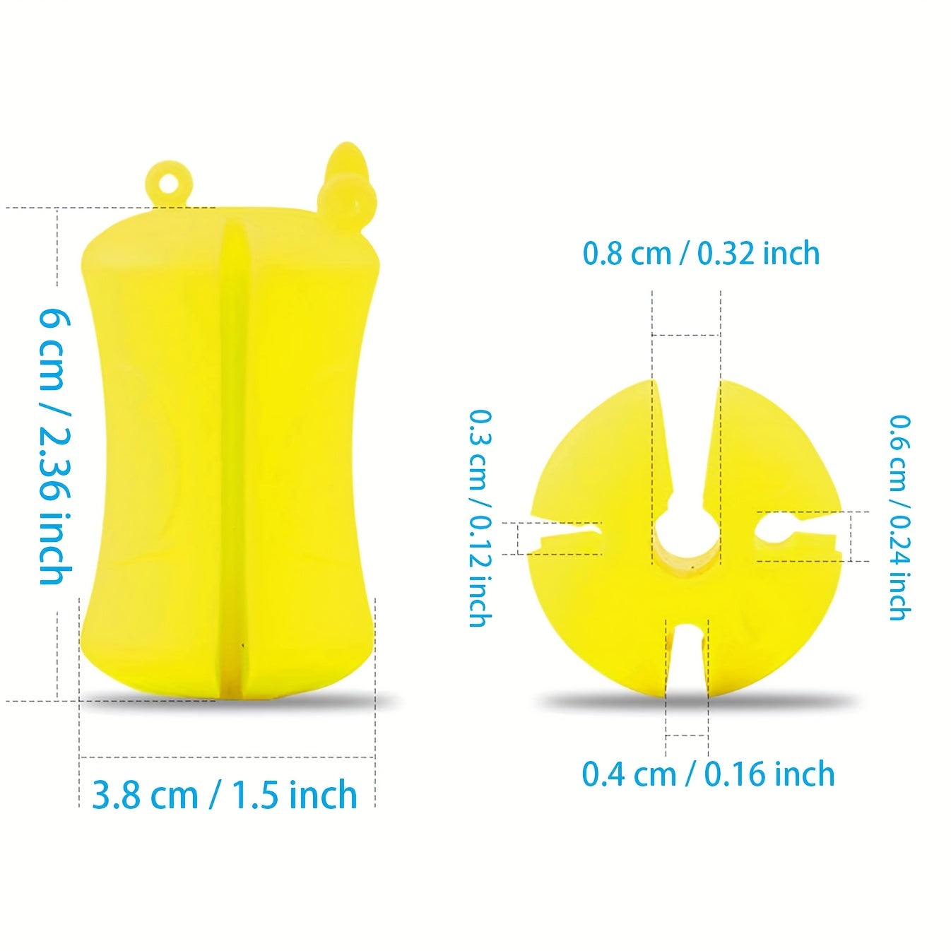 6pcs Portable Fishing Rod Fixed Ball Fishing Pole Clip