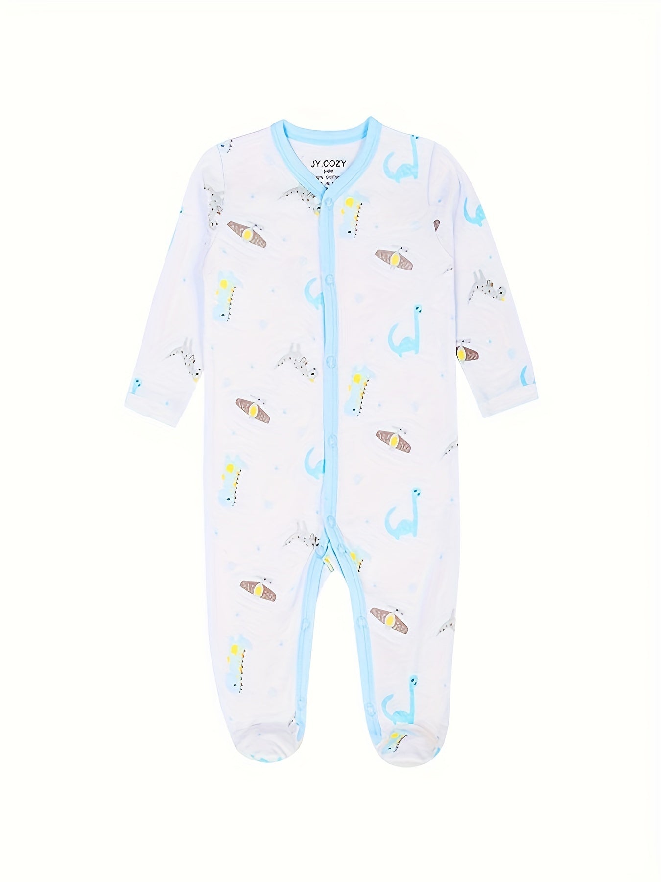 Baby Boy Long Sleeve Rompers 3-Piece Set