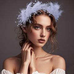 Crystal Headpiece Tassel Headband for Wedding Dress HP725