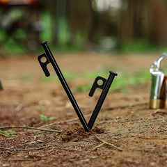 6pcs Heavy Duty Tent Stakes Steel Ground Nails for Camping