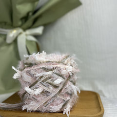 DIY Hand Mixed Line Mohair Yarn For Knitting Crochet Tassel Blend Yarn 50g