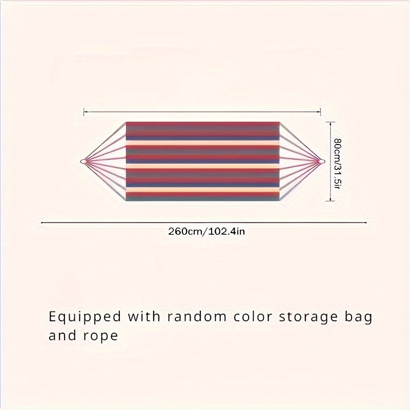 Thick Canvas Hammock Outdoor Camping Swing Double Hammock