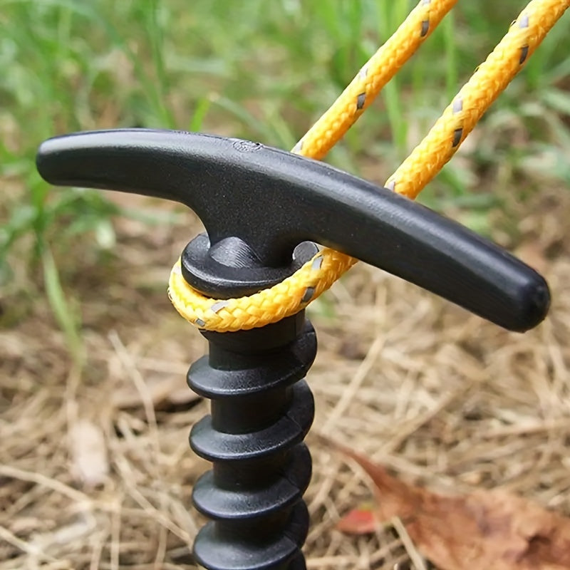 10pcs Spiral Plastic Tent Nails Camping Tent Accessories