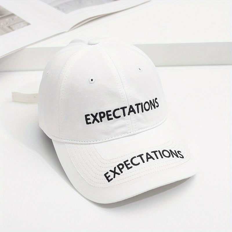Letter Embroidery Baseball Cap Candy Sun Hat Adjustable