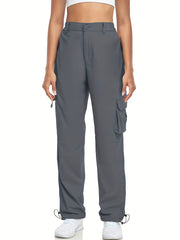 Women's Loose Outdoor Sports Pants Quick drying Thin pocket