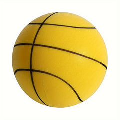 Size 7 Silent Basketball PU Leather Elastic Ball For Indoor Sports