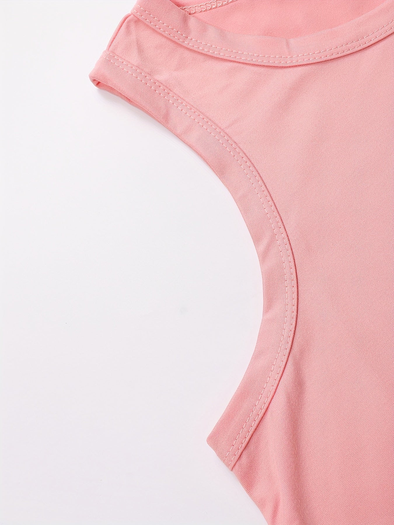3 Pack Plus Size Casual Tank Top Women's Plus Solid Round Neck High Stretch Vest