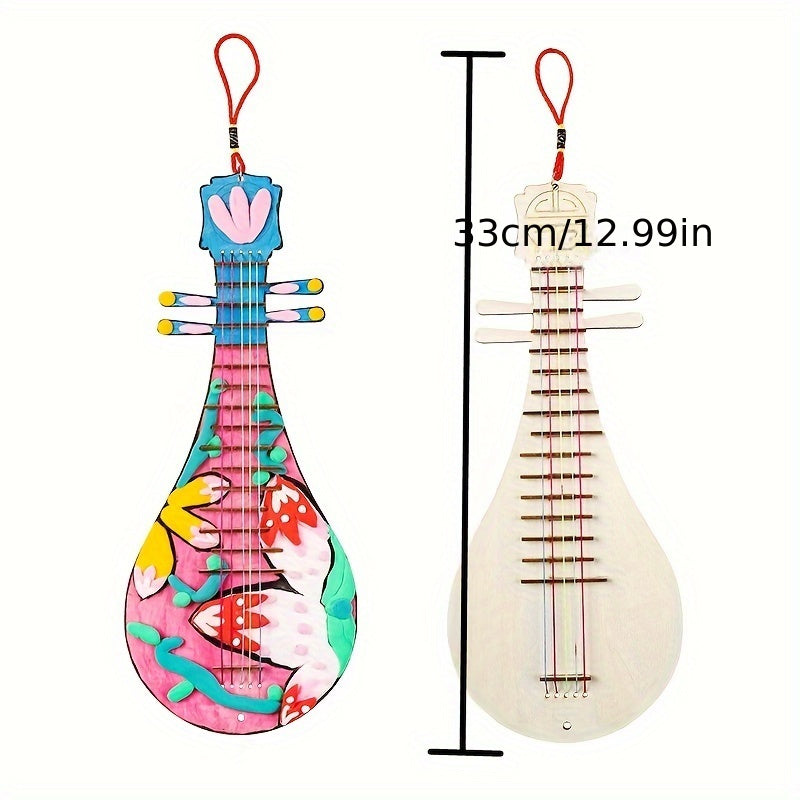 Biwa Doodle Musical Instrument Wooden Toy