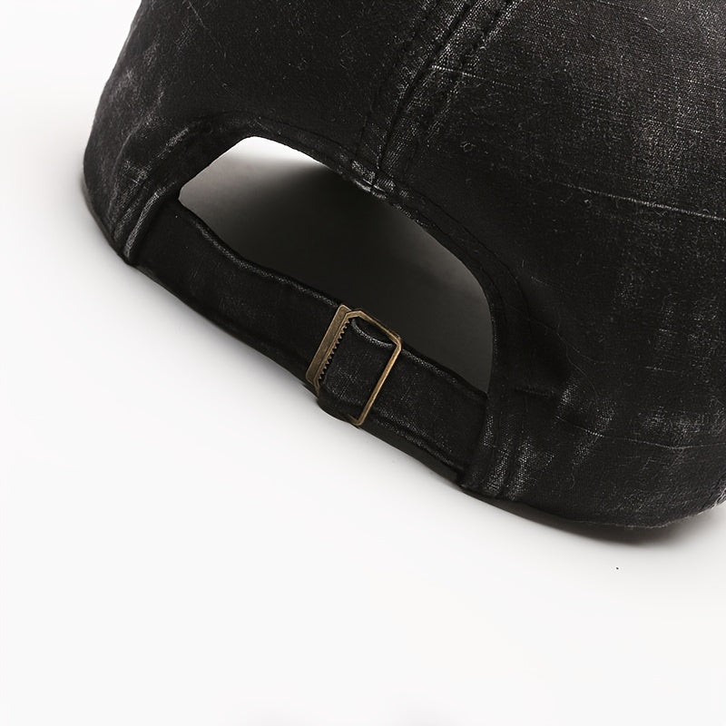 Letter Embroidery Baseball Cap for Men's Outdoor Activities