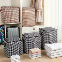 Quilt Storage Bag Clothes Toys Foldable Packing Room Decor