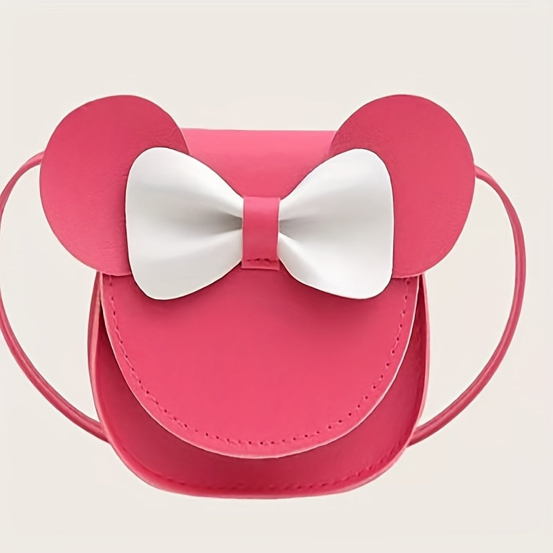 Girls Bow Shoulder Bag Coin Purse Wallet Princess Crossbody Bag Mini Pouch