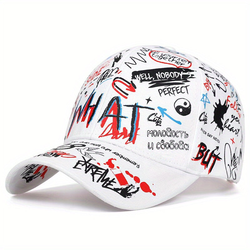 Random Pattern Graffiti Hipster Baseball Cap