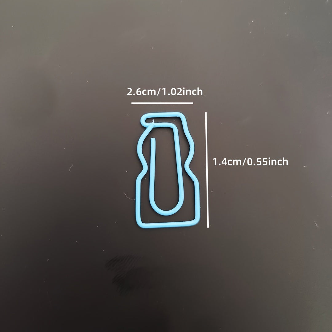10pcs Bottle Paper Clip for Office Notes