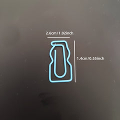 10pcs Bottle Paper Clip for Office Notes