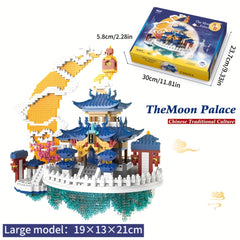 Architecture Palace Chinese Building Blocks Educational Model Set
