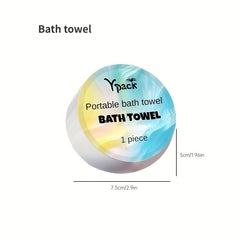 Portable Cotton Bath Towel for Business Trip - Independent Packaging