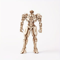 Wooden Robot Iron Man 3D Puzzle Model Gift