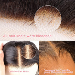 Brazilian Virgin Human Hair Bob Cut Straight Wig 4x4 Lace Closure Wig