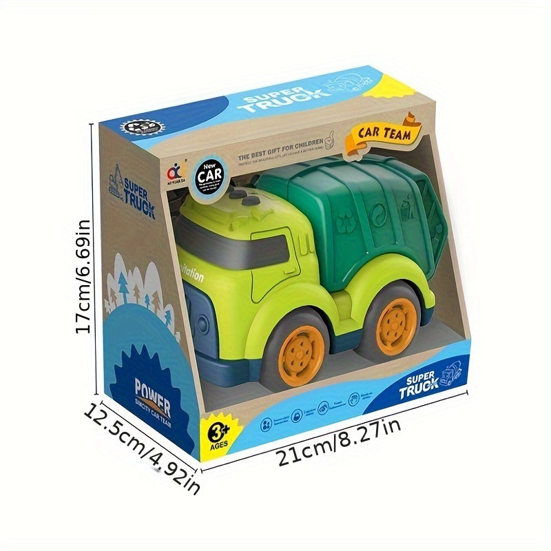 Kids Friction Power Engineering Vehicle Toy Car Model Gift