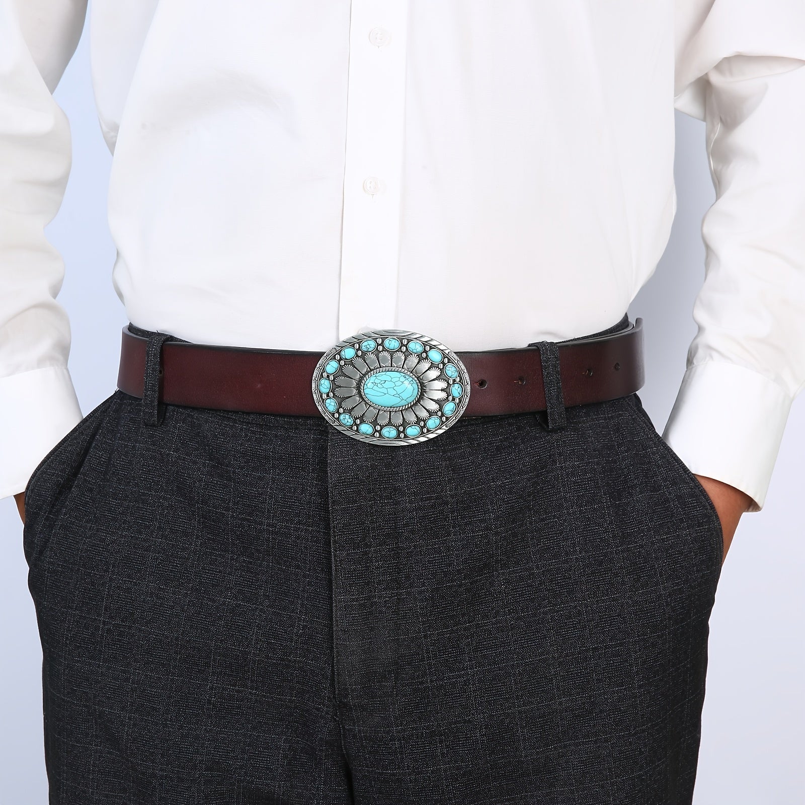 Western Cowboy Hip hop Belt Buckle