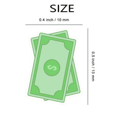 90pcs Money Tracker Dollar Planner Stickers for Friends