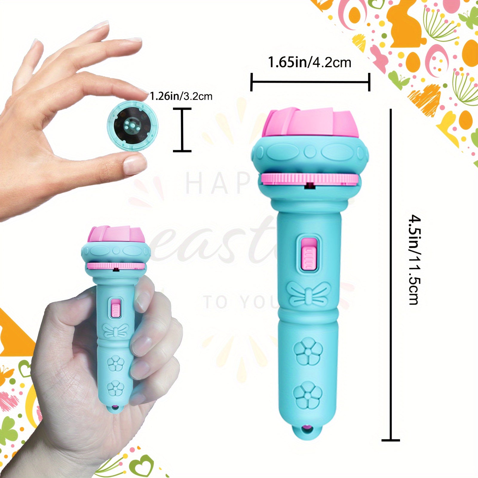 Easter Projection Purple Bunny Egg Novelty Toy