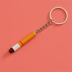 Creative Cigarette Keychain Tobacco Car Pendant