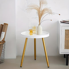 Modern Mini Coffee Table Nordic Round Bedside Leisure Table Tray