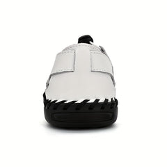 Men's Leather Closed Toe Sandals Summer Breathable Shoes
