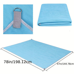 Waterproof Pocket Beach Blanket Portable Mat for Camping Picnic