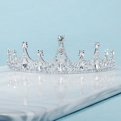 Rhinestone Crown Hairband Princess Tiara Wedding Birthday Hair Accessories