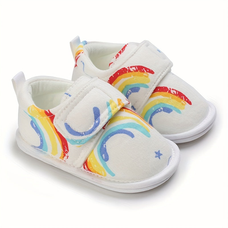 Cartoon Sneakers for Baby Girls Lightweight Non slip Walking Shoes